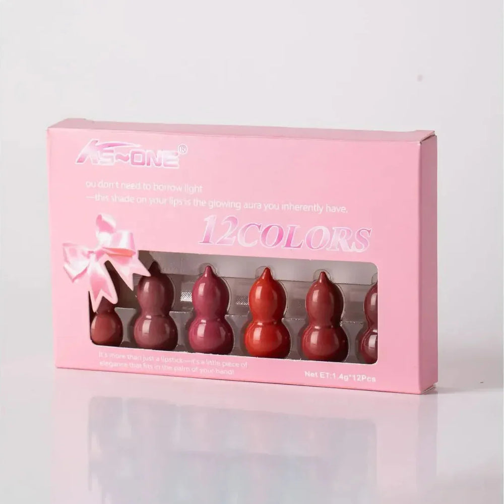 KS-ONE Mini Lipstick - 12 Colors Set KS-ONE