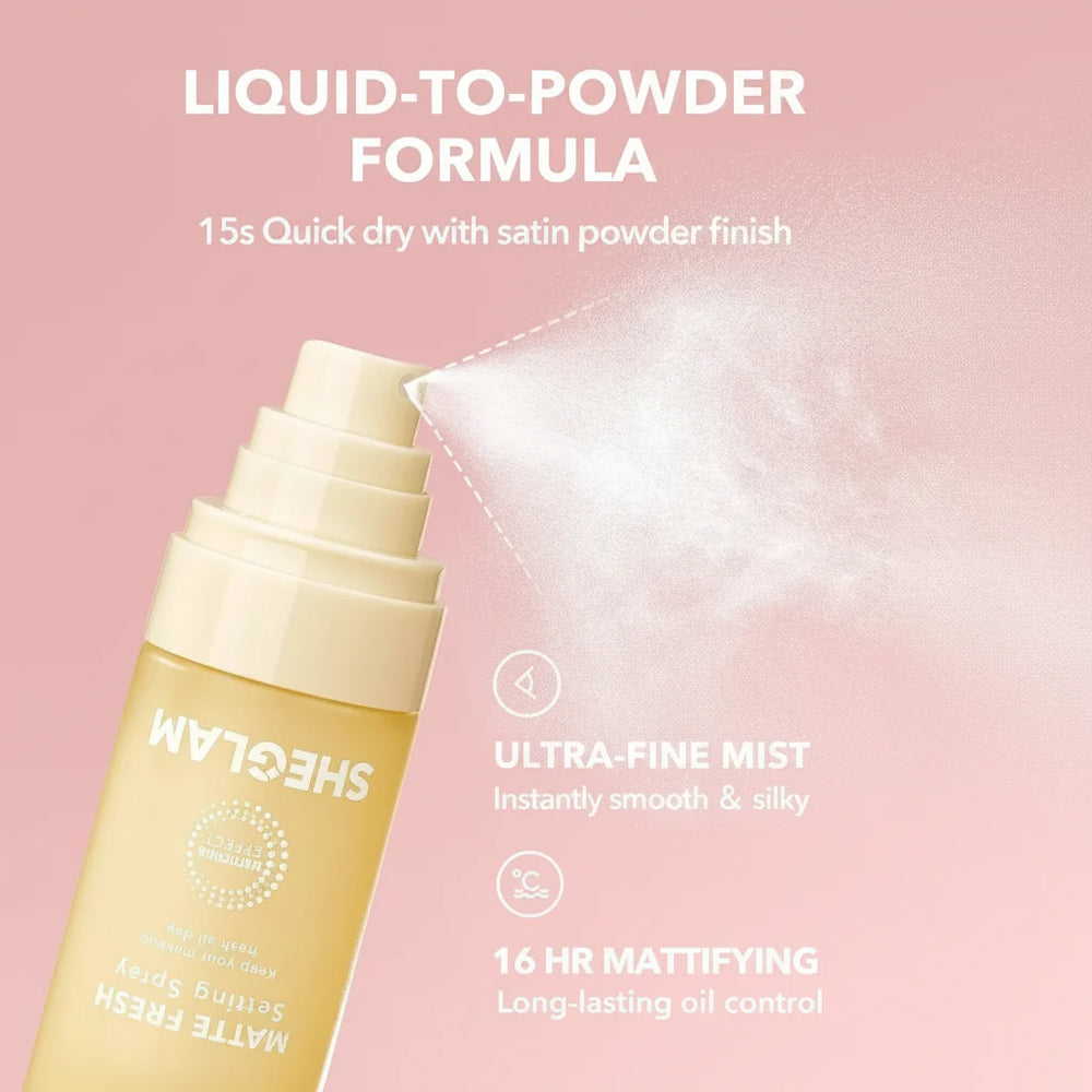Sheglam Matte Fresh Setting Spray - 55ml Sheglam
