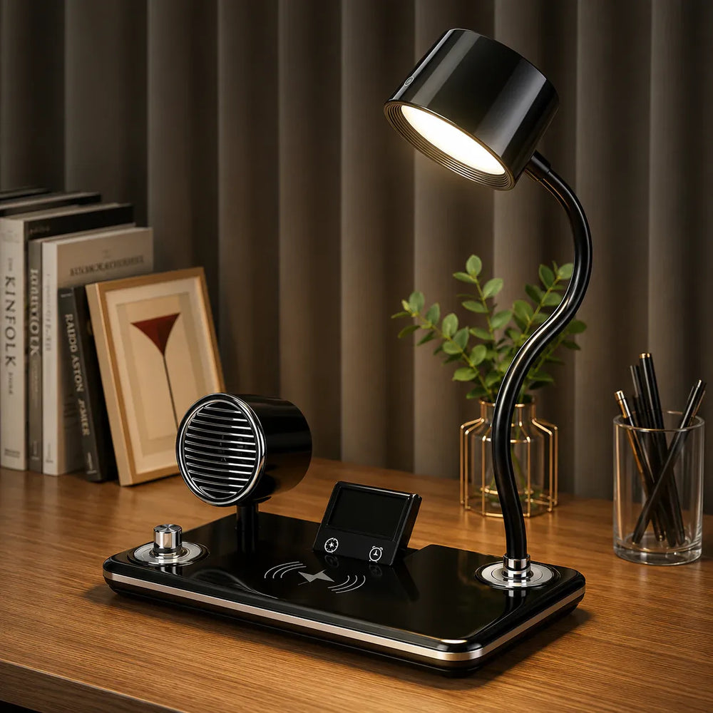4-in-1 Wireless Charging Desk Lamp Cosmia.pk