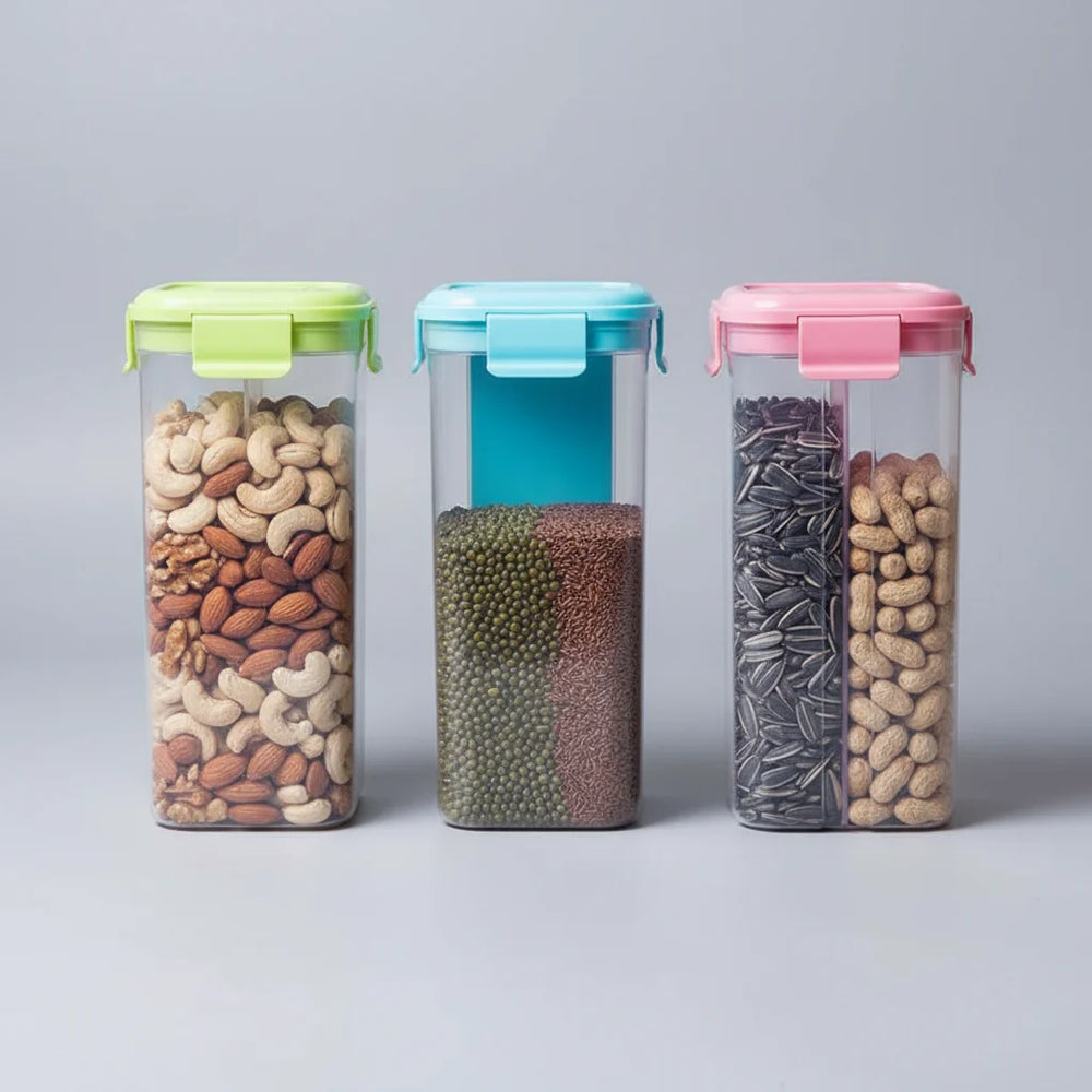 Marshal Premium Clear Plastic Storage Jar – 2200ml Cosmia.pk