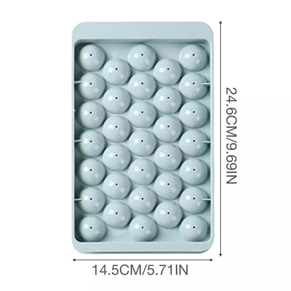 Round Ball Ice Cube Tray Mold with Lid - Each Cosmia.pk