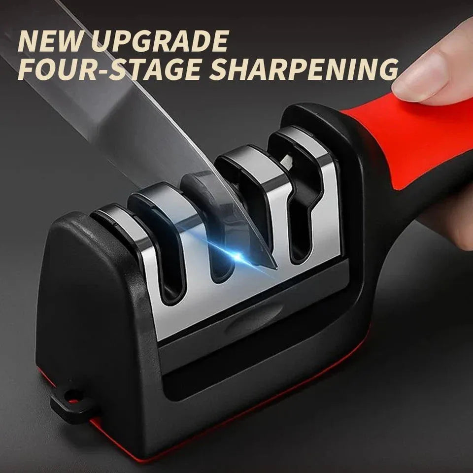 Professional 4-Stage Manual Knife & Scissor Sharpener Cosmia.pk