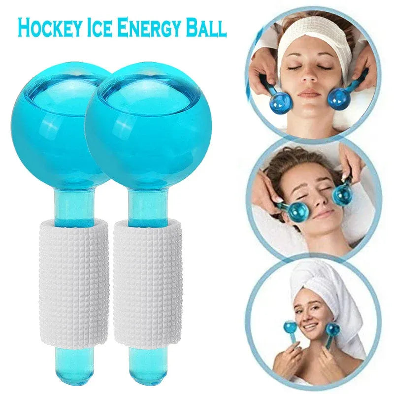 Beauty Crystal Ball Facial Cooling Ice Globes Water Wave For Face Cosmia.pk
