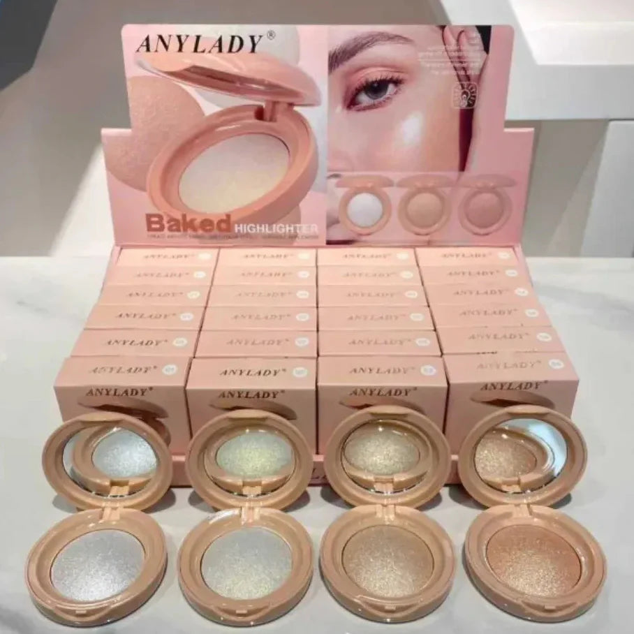ANYLADY Soft-Focus Baked Highlighter Compact ANYLADY