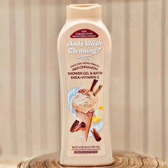 Milk Cinnamon Cleaning Body Wash – Gentle Shower Gel & Bath with Shea Body Wash