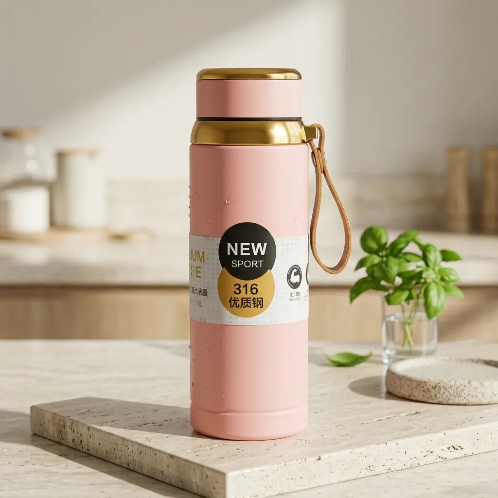 316 Stainless Steel Sports Thermal Bottle - 800ml Cosmia.pk