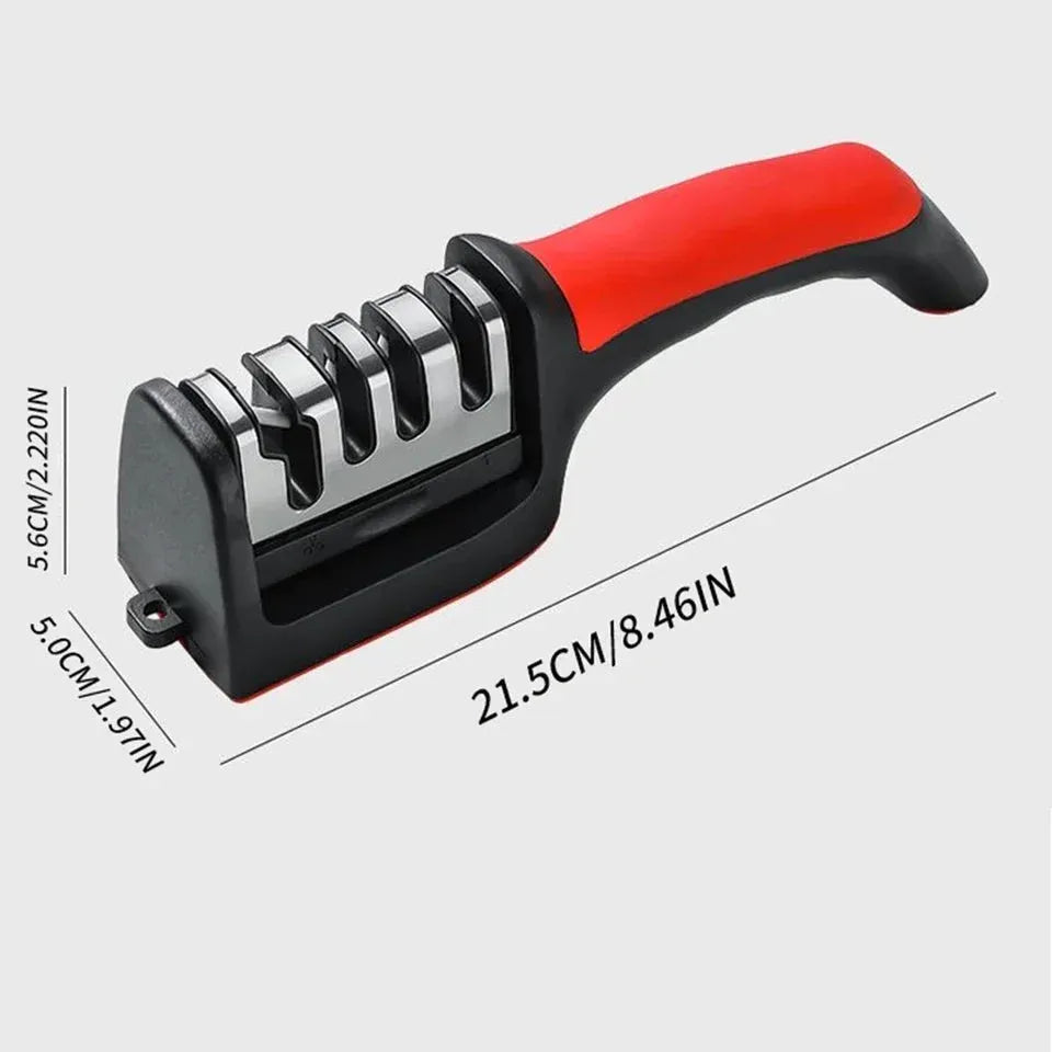 Professional 4-Stage Manual Knife & Scissor Sharpener Cosmia.pk