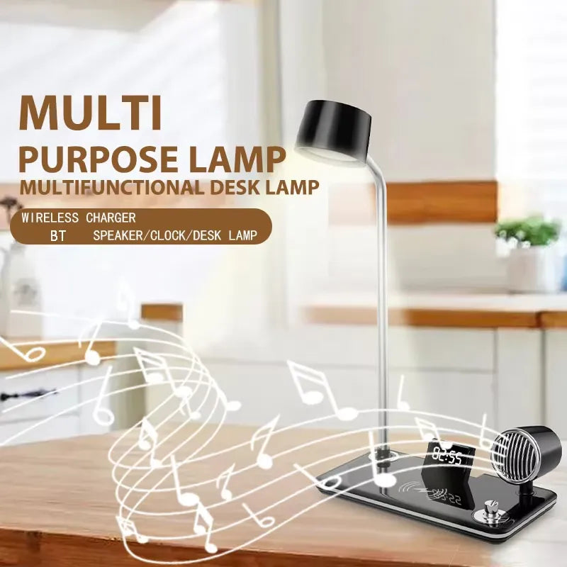 4-in-1 Wireless Charging Desk Lamp Cosmia.pk