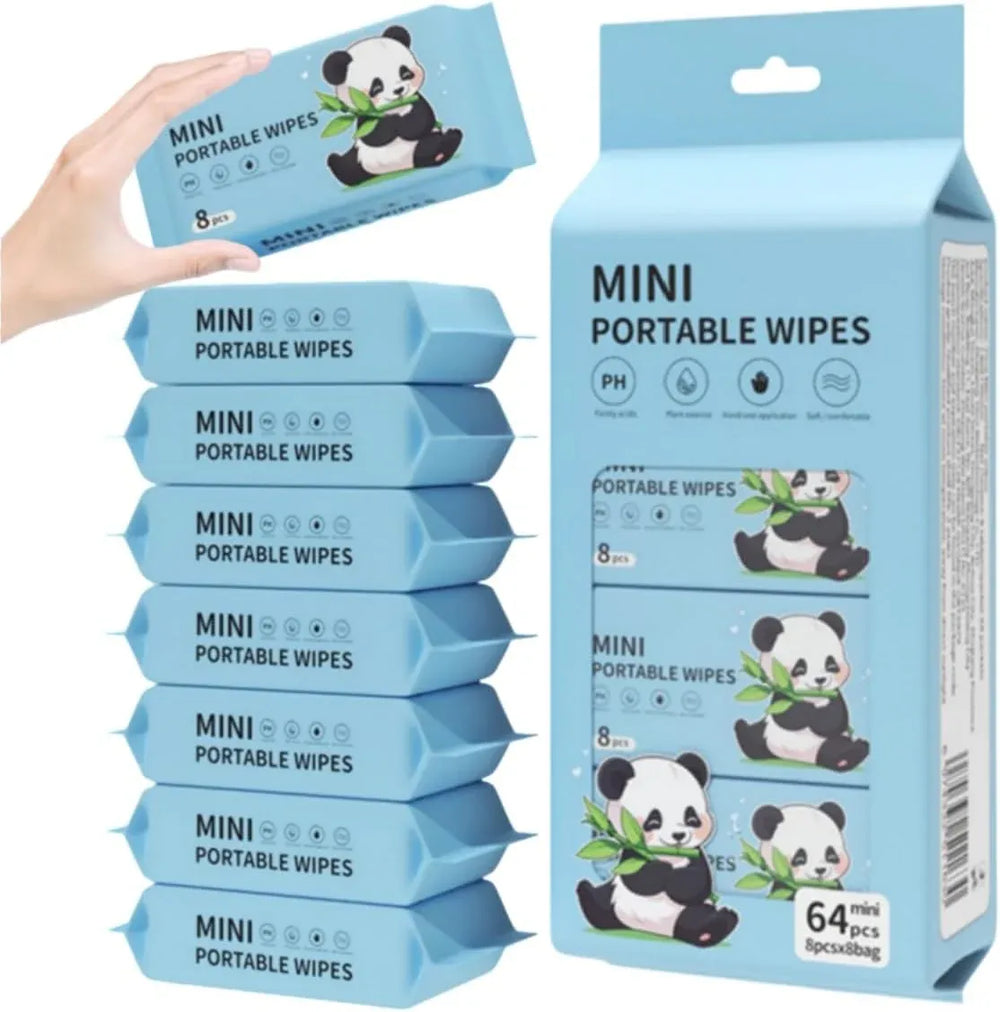 Qianhui Mini Portable Wet Wipes Multipack - Each Qianhui
