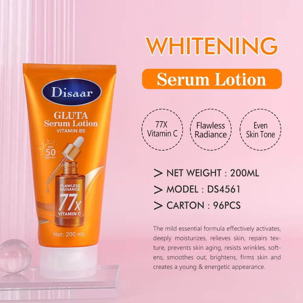 Disaar Gluta Serum Lotion SPF 50 Flawless Radiance – 200ml Disaar