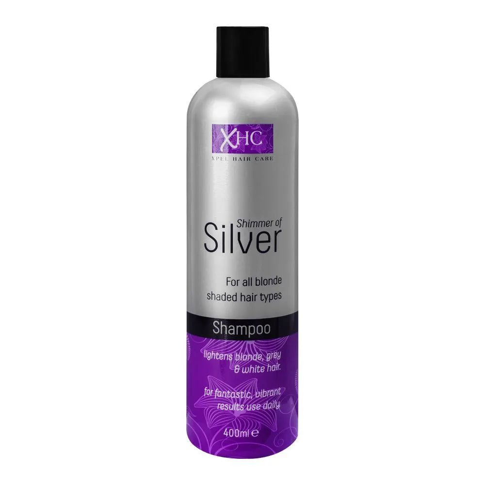 XHC Shimmer Of Silver Shampoo, For All Blonde Shaded Hair Types XHC