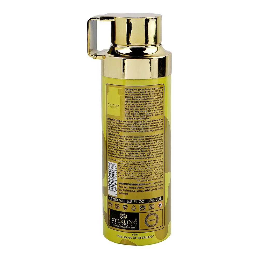 Armaf Odyssey Tyrant Special Edition Body Spray - 200ml Armaf