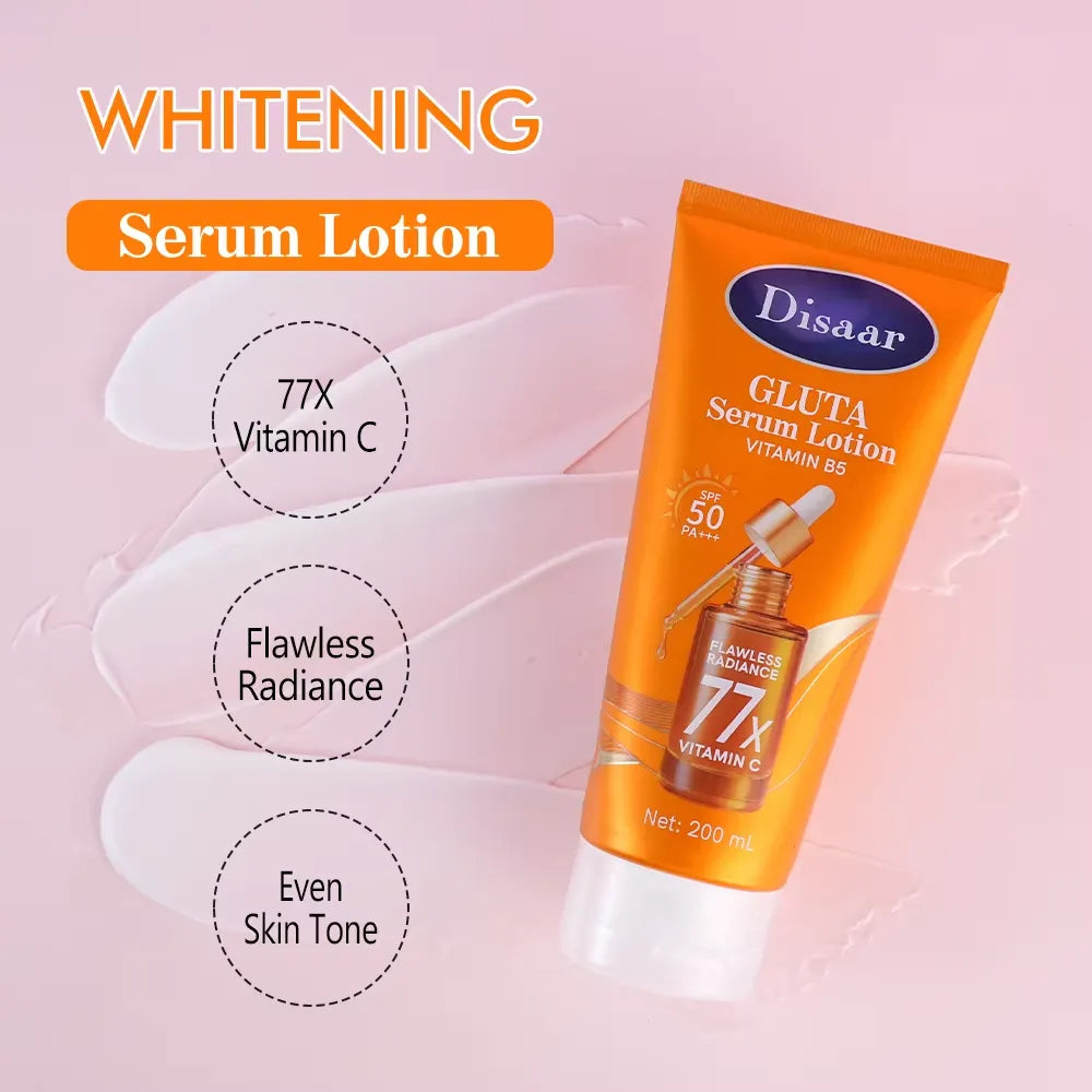 Disaar Gluta Serum Lotion SPF 50 Flawless Radiance – 200ml Disaar