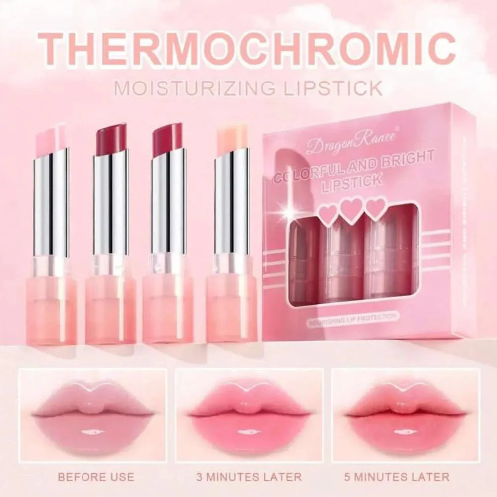 Dragon Ranee Color Changing Lipstick Set - 4Pcs Dragon Ranee