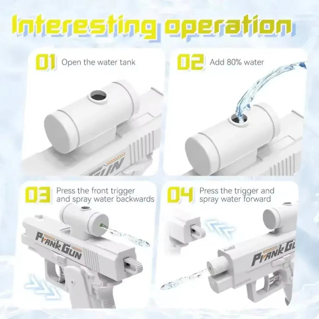 Prank Two-Way Water Gun-Each Cosmia.pk