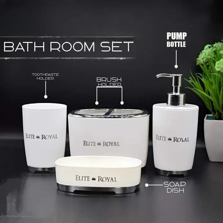 Elite Royal Bathroom Accessory - 4 Piece Set Elite Royal