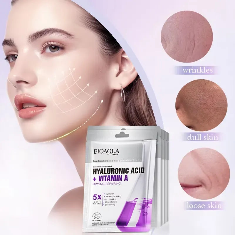 Bioaqua Hyaluronic Acid + Vitamin A Firming Repairing Essence Facial Bioaqua