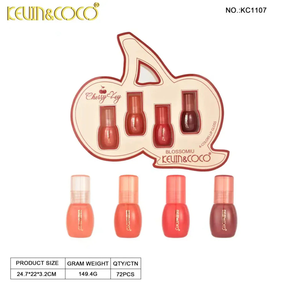 Kevin & Coco Cherry Key Lip Gloss - 4 Colors Kevin & Coco