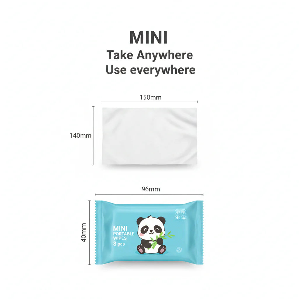 Qianhui Mini Portable Wet Wipes Multipack - Each Qianhui