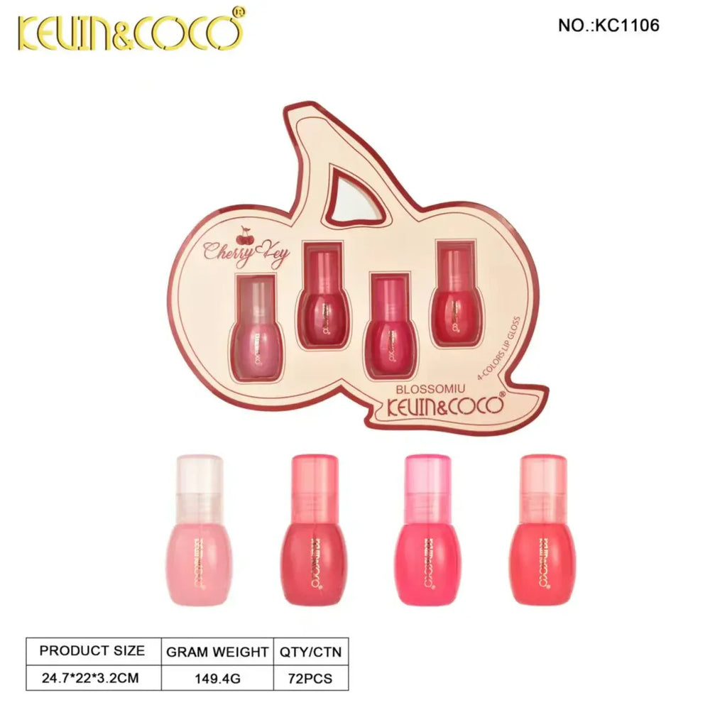 Kevin & Coco Cherry Key Lip Gloss - 4 Colors Kevin & Coco