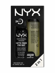 NYX Professional Makeup 2 in 1 Primer & Makeup Fix Set NYX