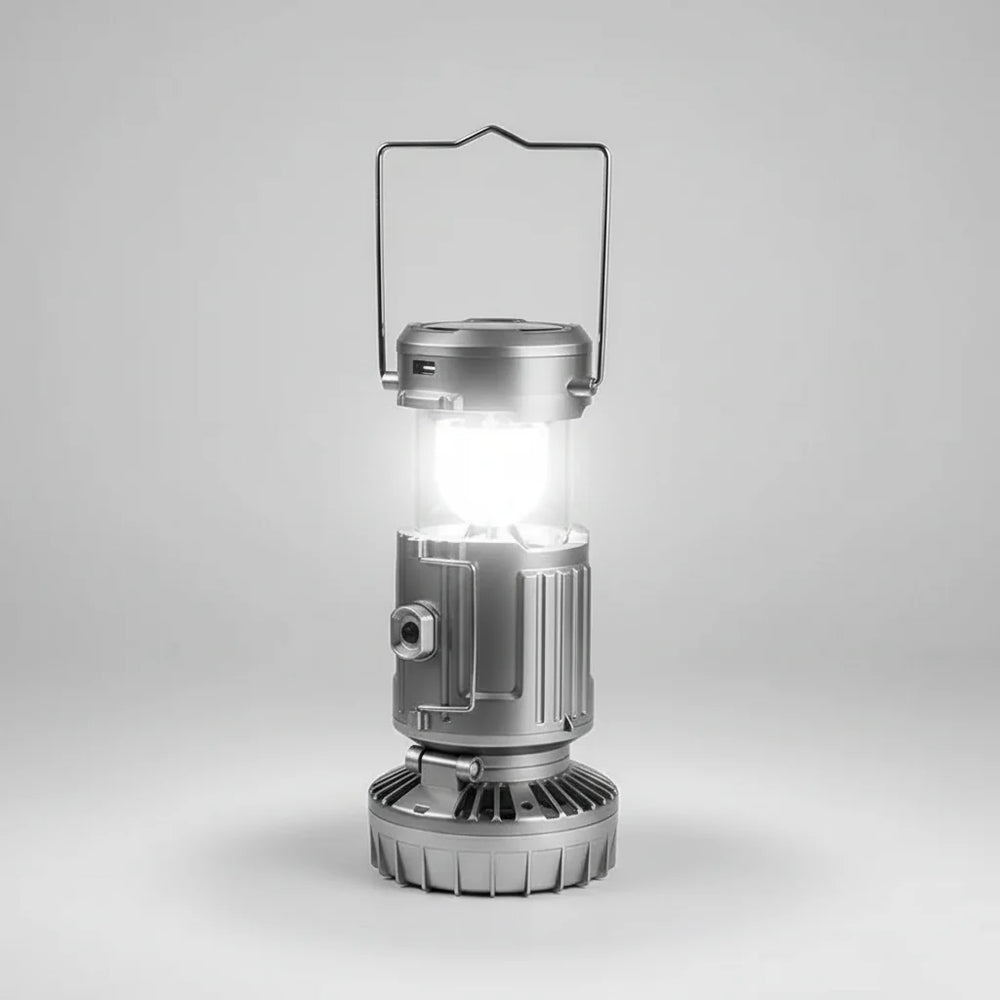GSH-9299 Solar Charging Camping Light with Fan. Cosmia.pk