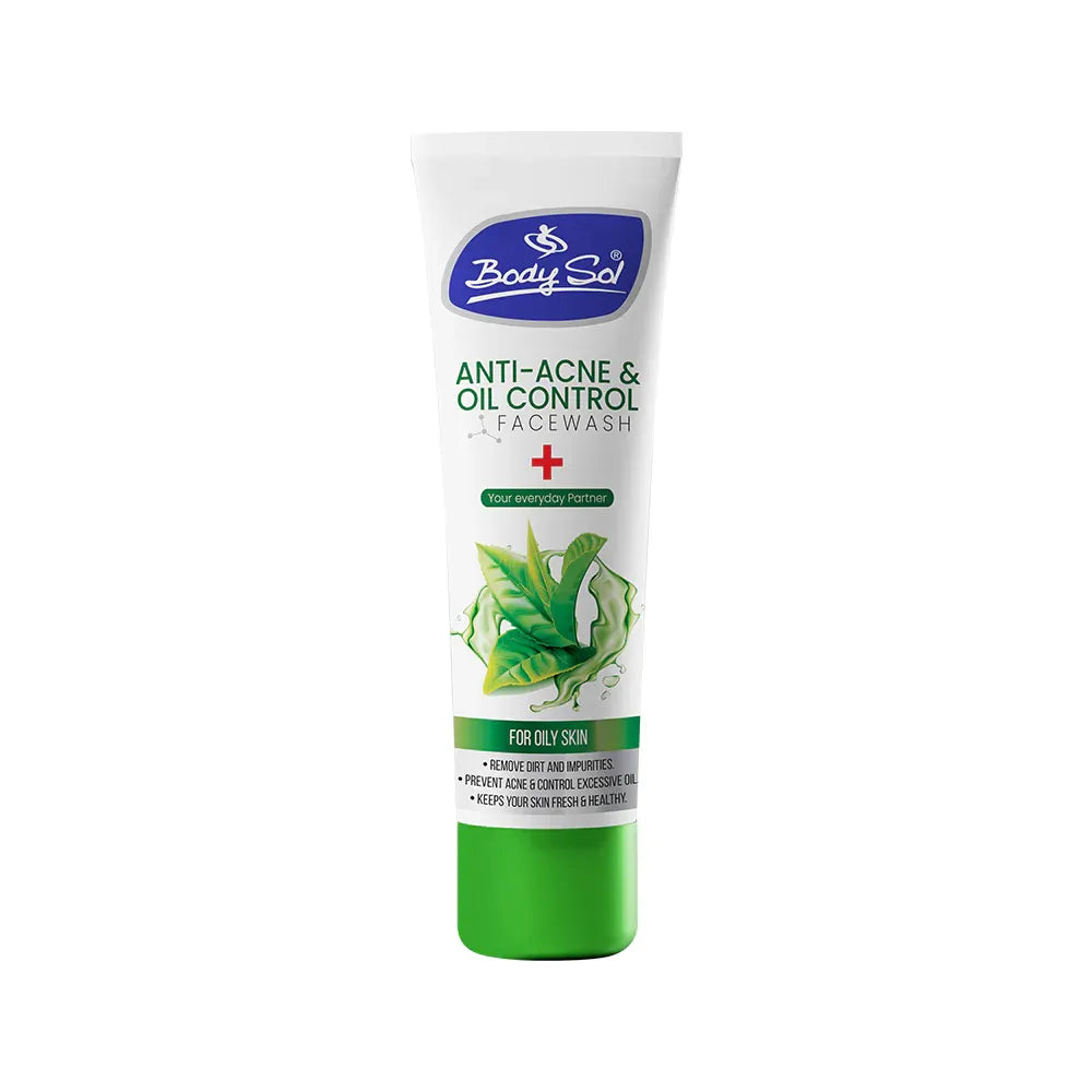 Body Sol Anti Acne & Oil Control Face Wash - 100ml Body Sol