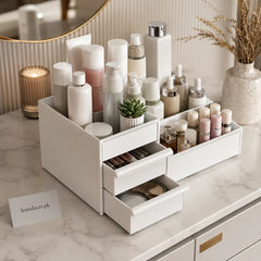 Multi-Functional Makeup Organizer with Storage Drawers Cosmia.pk