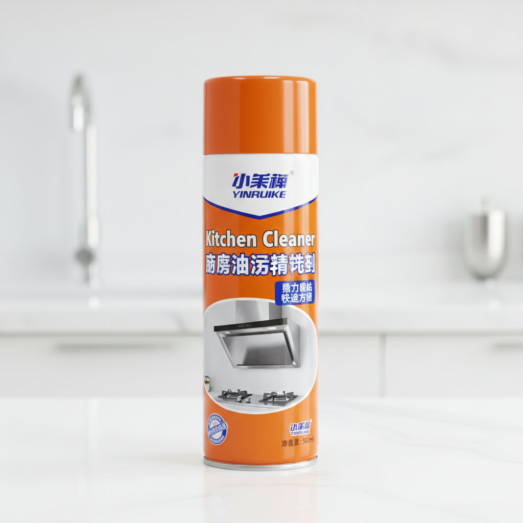 Yinruike Heavy Duty Kitchen Oil and Grease Cleaner Spray -500ml Yinruike