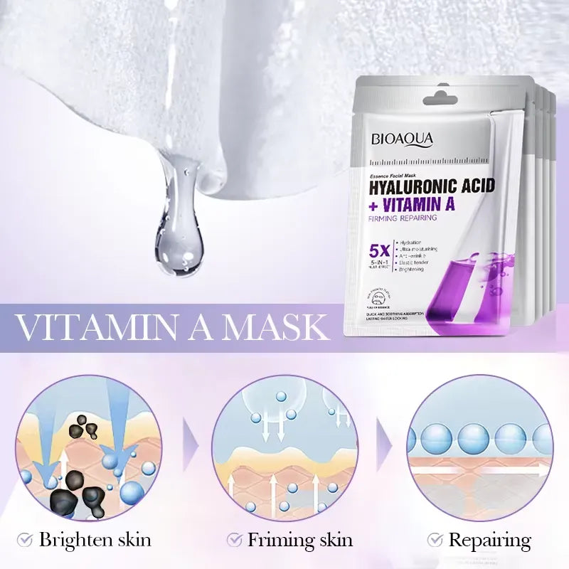 Bioaqua Hyaluronic Acid + Vitamin A Firming Repairing Essence Facial Bioaqua