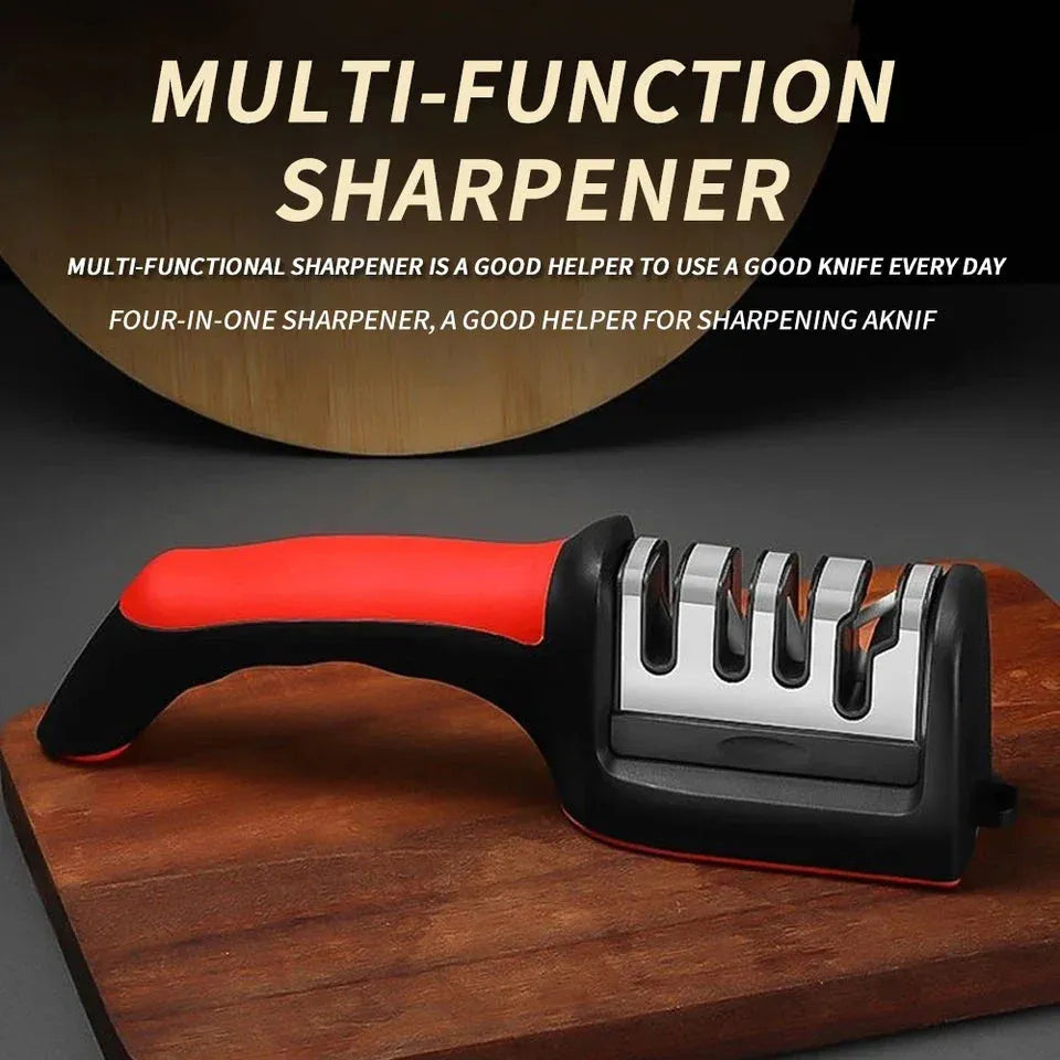 Professional 4-Stage Manual Knife & Scissor Sharpener Cosmia.pk