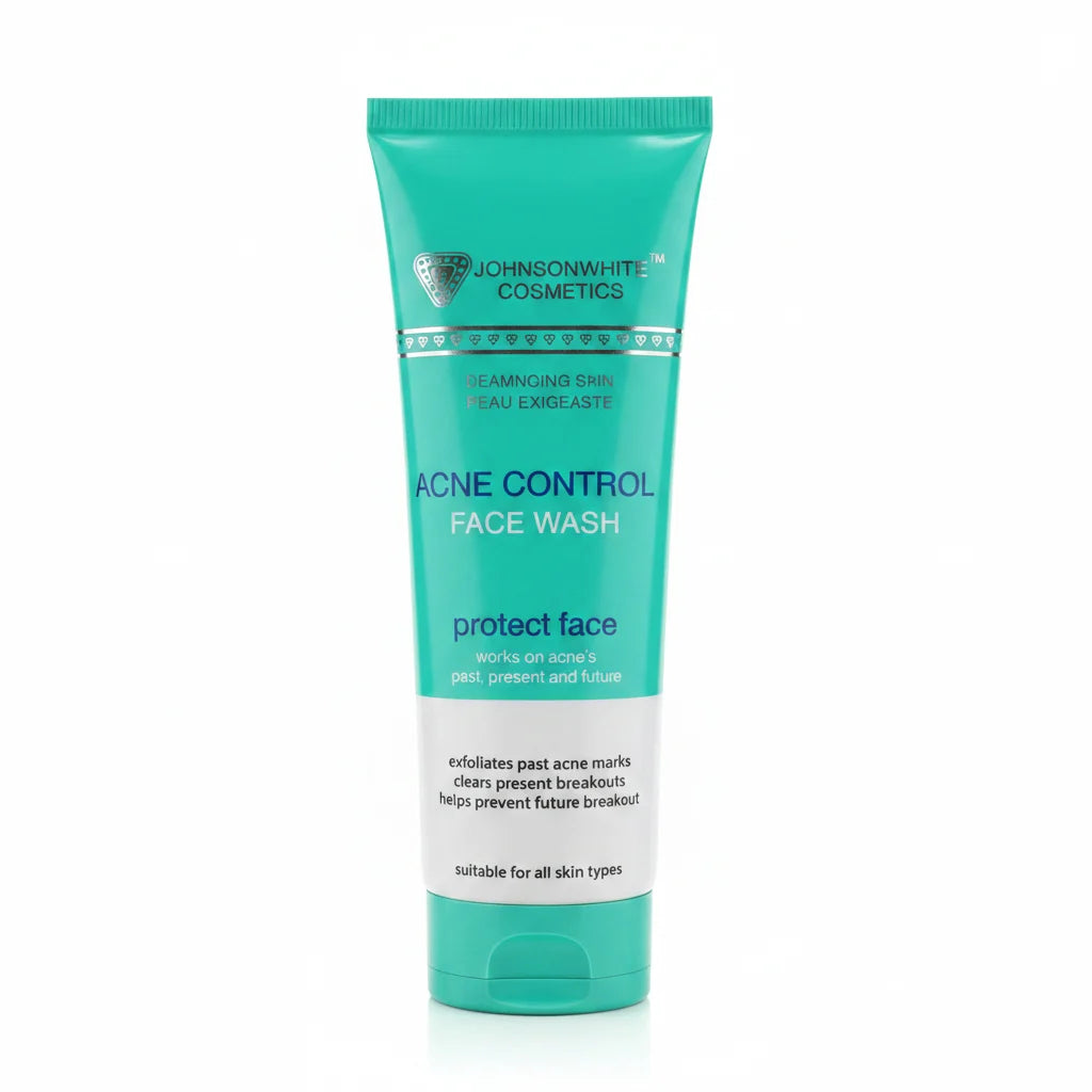 JohnsonWhite Cosmetics Acne Control Face Wash - 100ml Johnson White Cosmetics