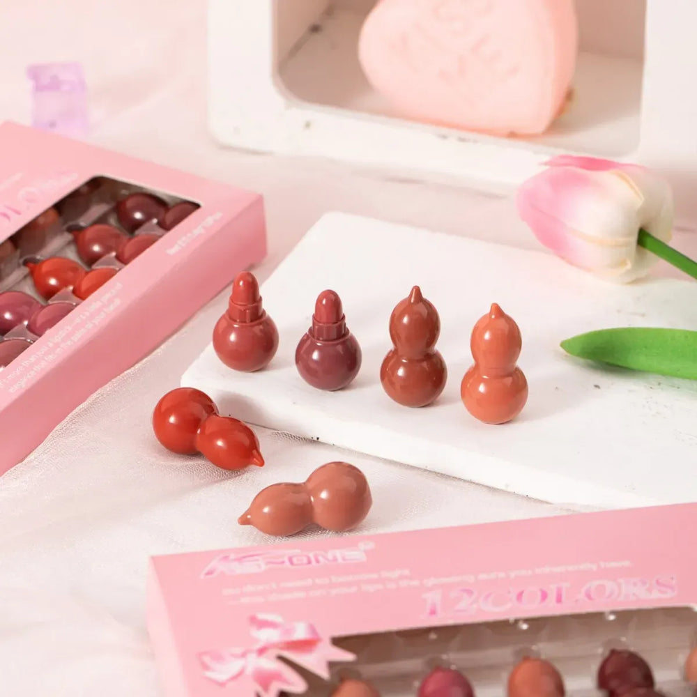 KS-ONE Mini Lipstick - 12 Colors Set KS-ONE