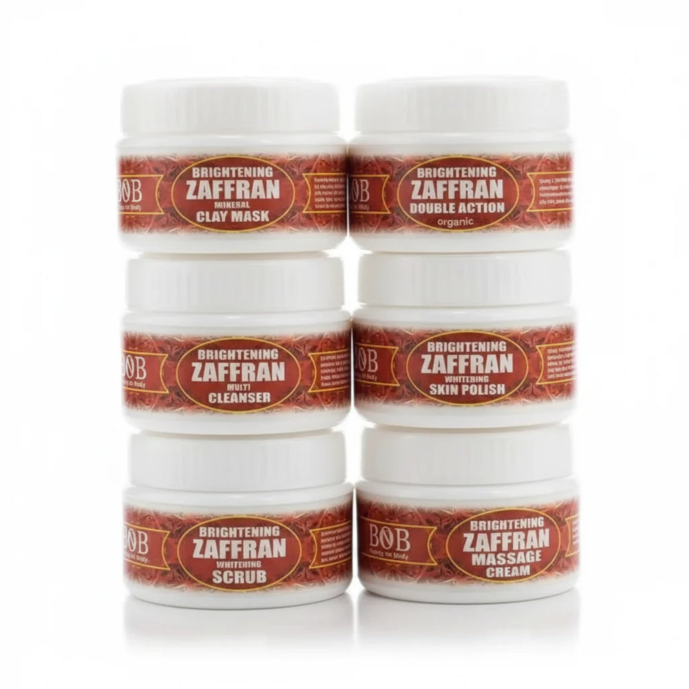 BOB Zaffran Brightening Facial Kit – Pack of 6 BOB