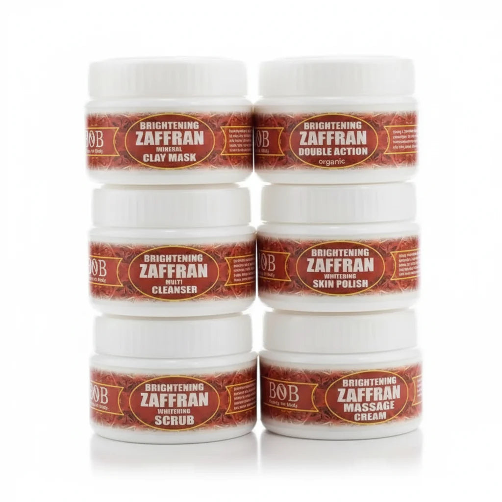 BOB Zaffran Brightening Facial Kit – Pack of 6 BOB