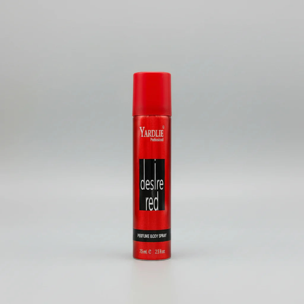 Yardlie Desire Red Body Spray - 75ml Yardlie