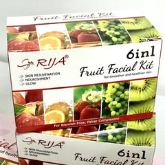 7-in-1 Rija Fruit Facial Kit for Skin Whitening Rija