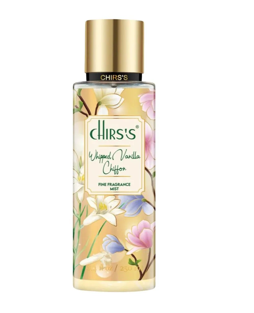 Chirs's Whipped Vanilla Chiffon Fine Fragrance Body Mist - 250ml Chirs's