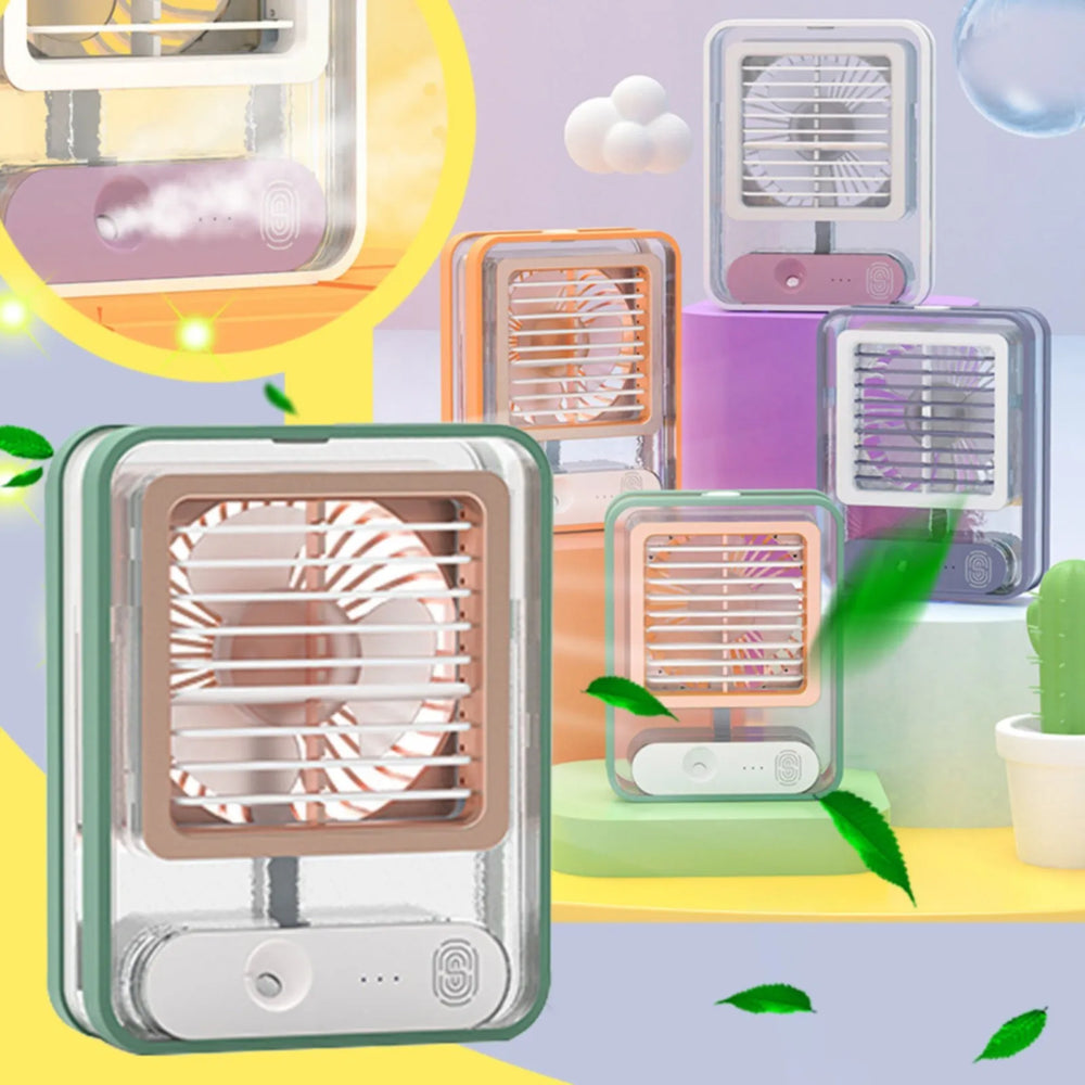 Portable Mini Air Conditioner Fan with Cool Mist Humidifier Cosmia.pk