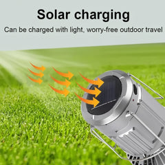 GSH-9299 Solar Charging Camping Light with Fan. Cosmia.pk