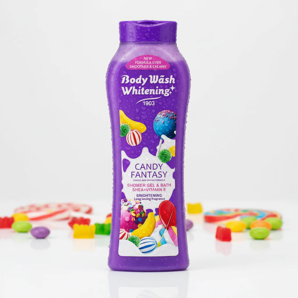 Candy Fantasy Whitening Body Wash – Brightening Shower Gel & Bath 1903