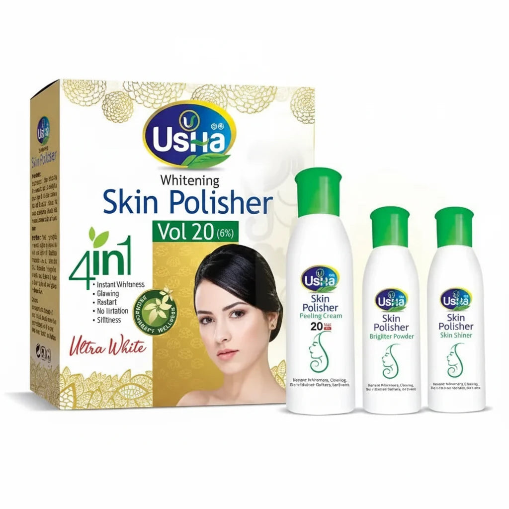 Usha Whitening Skin Polisher 4 in 1 Kit Usha