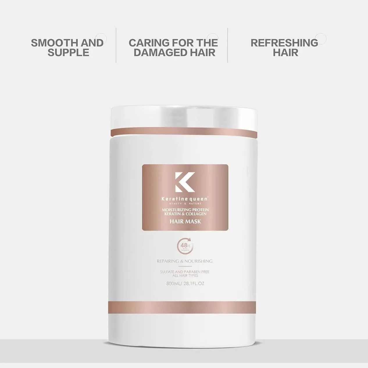 Keratine Queen Keratin & Collagen Moisturizing Protein Hair Mask Keratine Queen