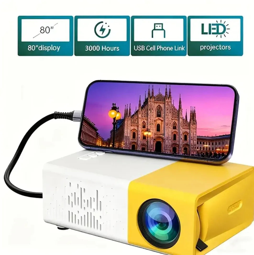 YG300 Portable Mini Projector Cosmia.pk