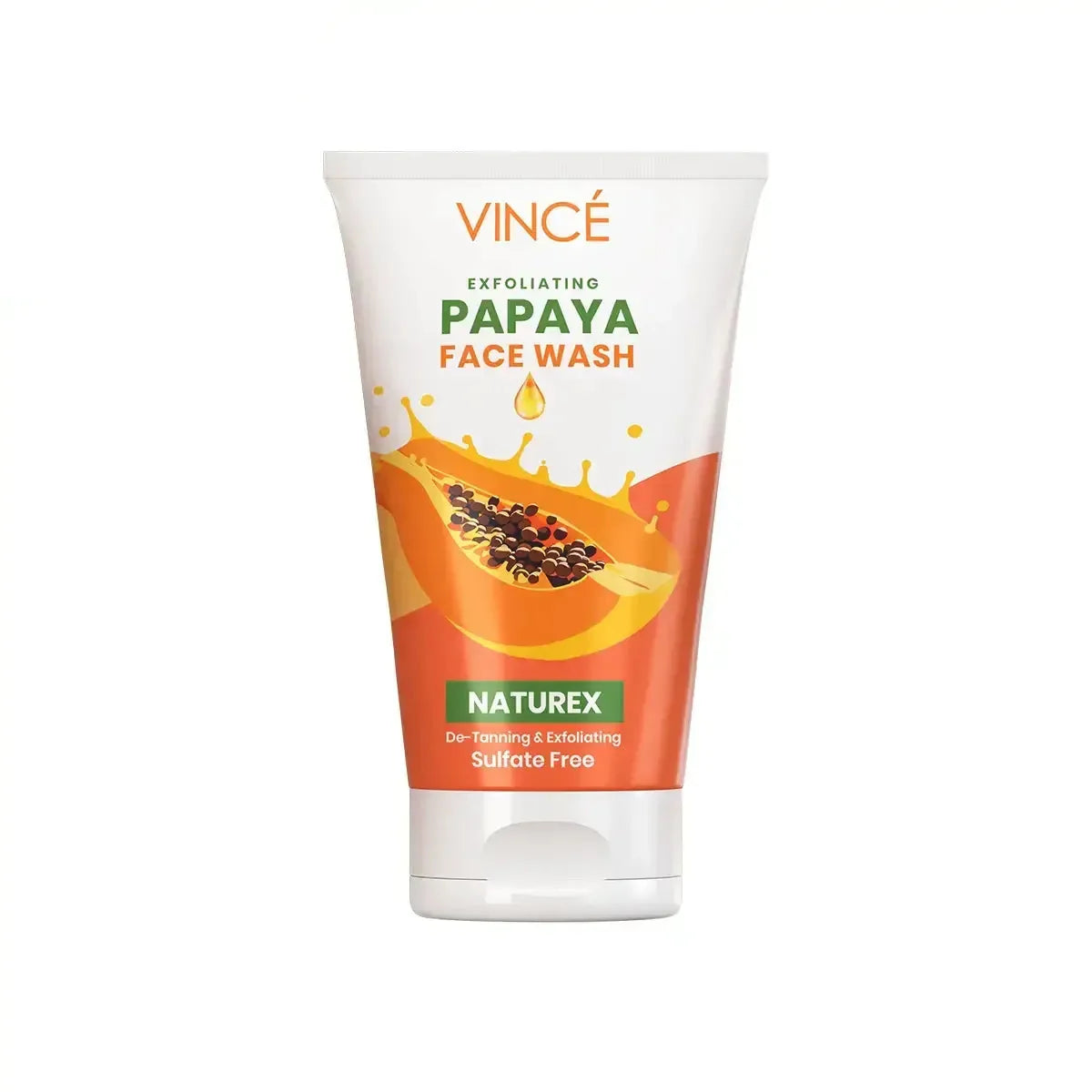 Vince Naturex Exfoliating Papaya Face Wash – 120ml Vince