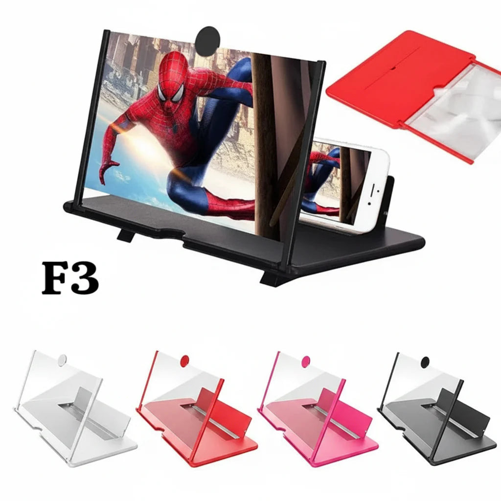 F3 Foldable Smartphone Screen Expander for Movies and Videos - Each Cosmia.pk