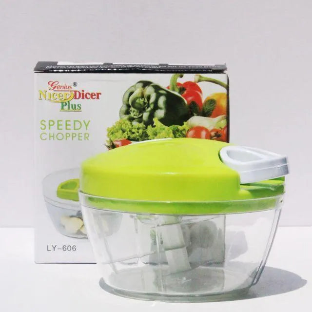 The Genius Speedy Chopper – Compact Manual Food Processor Genius