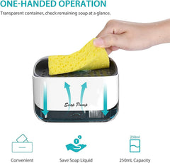 2-in-1 Dish Soap Pump Dispenser and Sponge Holder Cosmia.pk