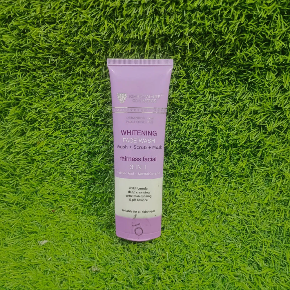 JohnsonWhite Cosmetics Whitening Face Wash – 100ml Johnson White Cosmetics