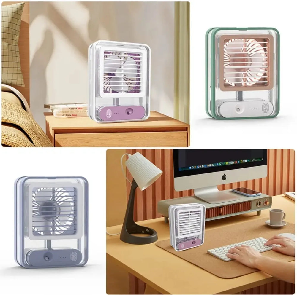 Portable Mini Air Conditioner Fan with Cool Mist Humidifier Cosmia.pk